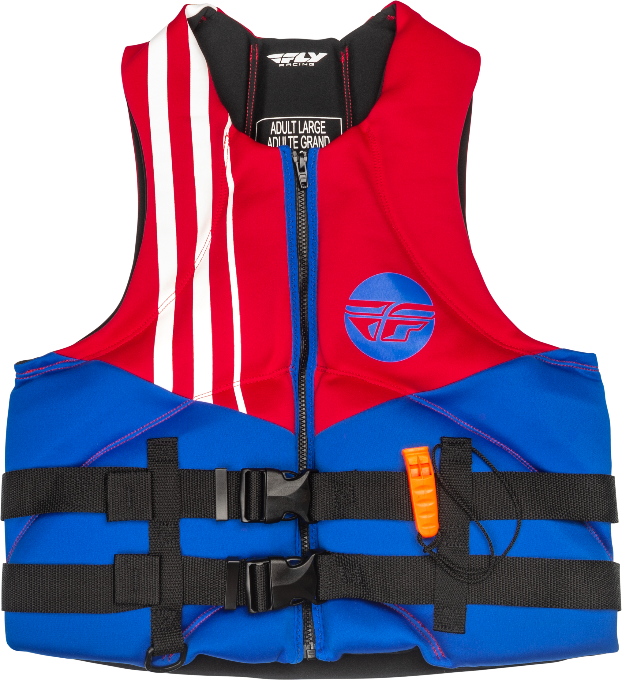 Fly Racing Neoprene Flotation Vest Red/White/Blue 2x 221-304022X