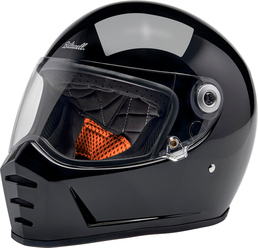 BILTWELL Lane Splitter Helmet - Gloss Black - Small 1004-101-502