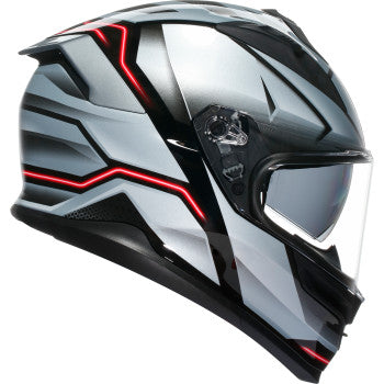AGV Hlmt K7 Jaeger Bk/Sv Lg 2118399004-005-L