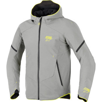 ALPINESTARS Jacket Wp Aeroshell Md Gry/Yel Fluo 2x 3200226-9116-2X