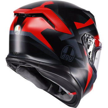 AGV Helmet K7 Glimpse Matte Black/Red Xl 2118399004-015-XL