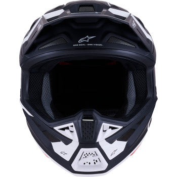ALPINESTARS SM7 Helmet - Dasher - Matte Black/White - Small 8302226-1121-S