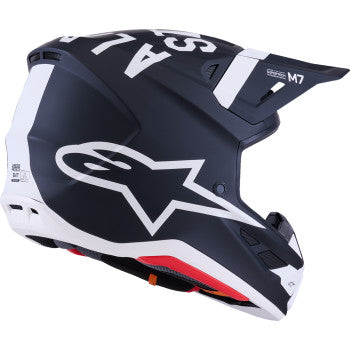 ALPINESTARS SM7 Helmet - Dasher - Matte Black/White - Medium 8302226-1121-M