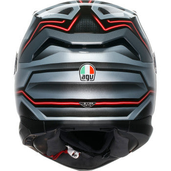 AGV Hlmt K7 Jaeger Bk/Sv Lg 2118399004-005-L