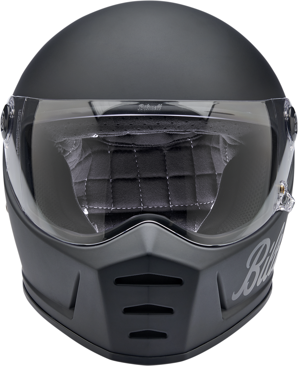 BILTWELL Lane Splitter Helmet - Flat Black Factory - XS 1004-638-101