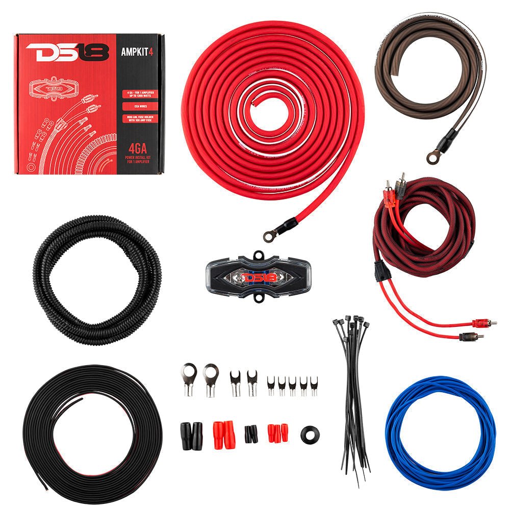 DS18 2012-2021 RAM 1500 Crew and Quad Cab Front and Back Doors Speakers Best Upgrade/Replacement Package 1800 Watts