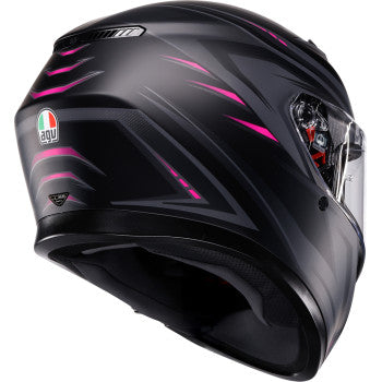 AGV Helmet K3 Syth Matte Black/Pink Xl 2118381004-025-XL