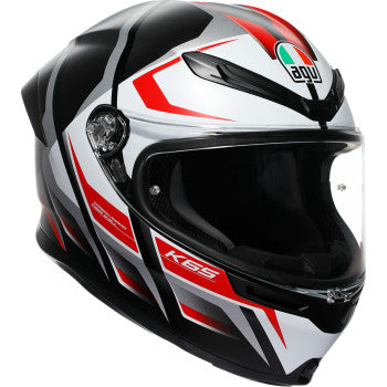 AGV K6 S Helmet - Karve - Matte Black/White/Red - XL 2118395002-025-XL