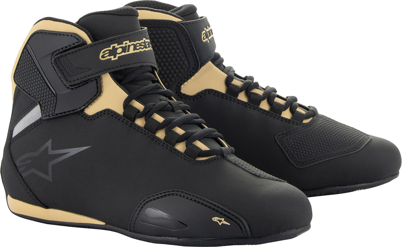 ALPINESTARS Women's Sektor Shoes - Black/Champagne - US 10 2515719-1090-10