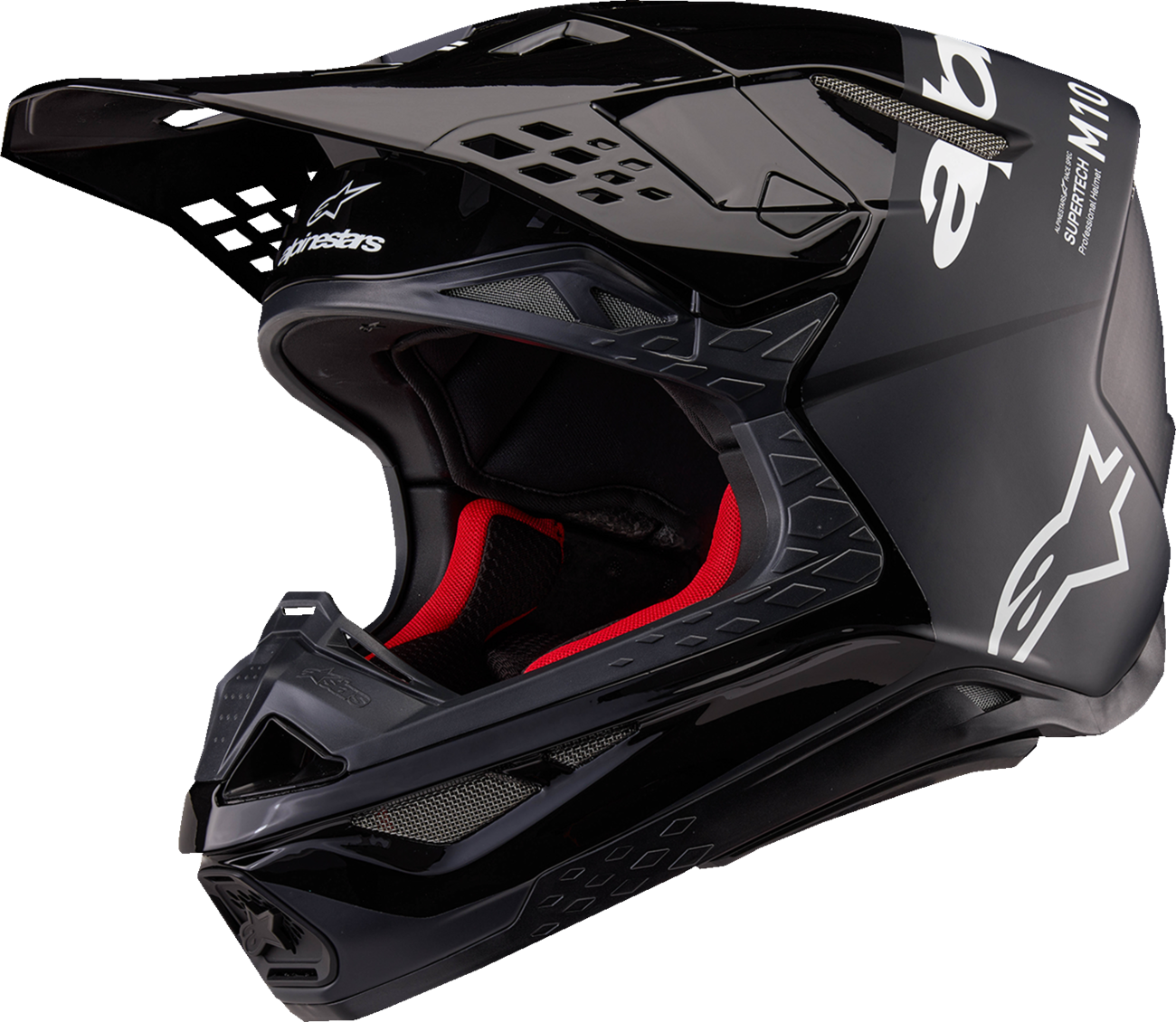 ALPINESTARS Supertech M10 Helmet - Flood - MIPS® - Black/Dark Gray - 2XL 8301023-1310-2X