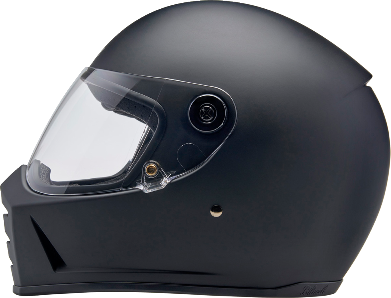 BILTWELL Lane Splitter Helmet - Flat Black - Small 1004-201-502