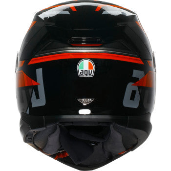 AGV K7 Helmet - Taurax - Black/Red - 2XL 0101-17998