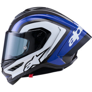ALPINESTARS  Supretech R10 Helmet - 22.06 - Arius - Gloss Black/White/Blue - 2XL  8203926-1647-2XL