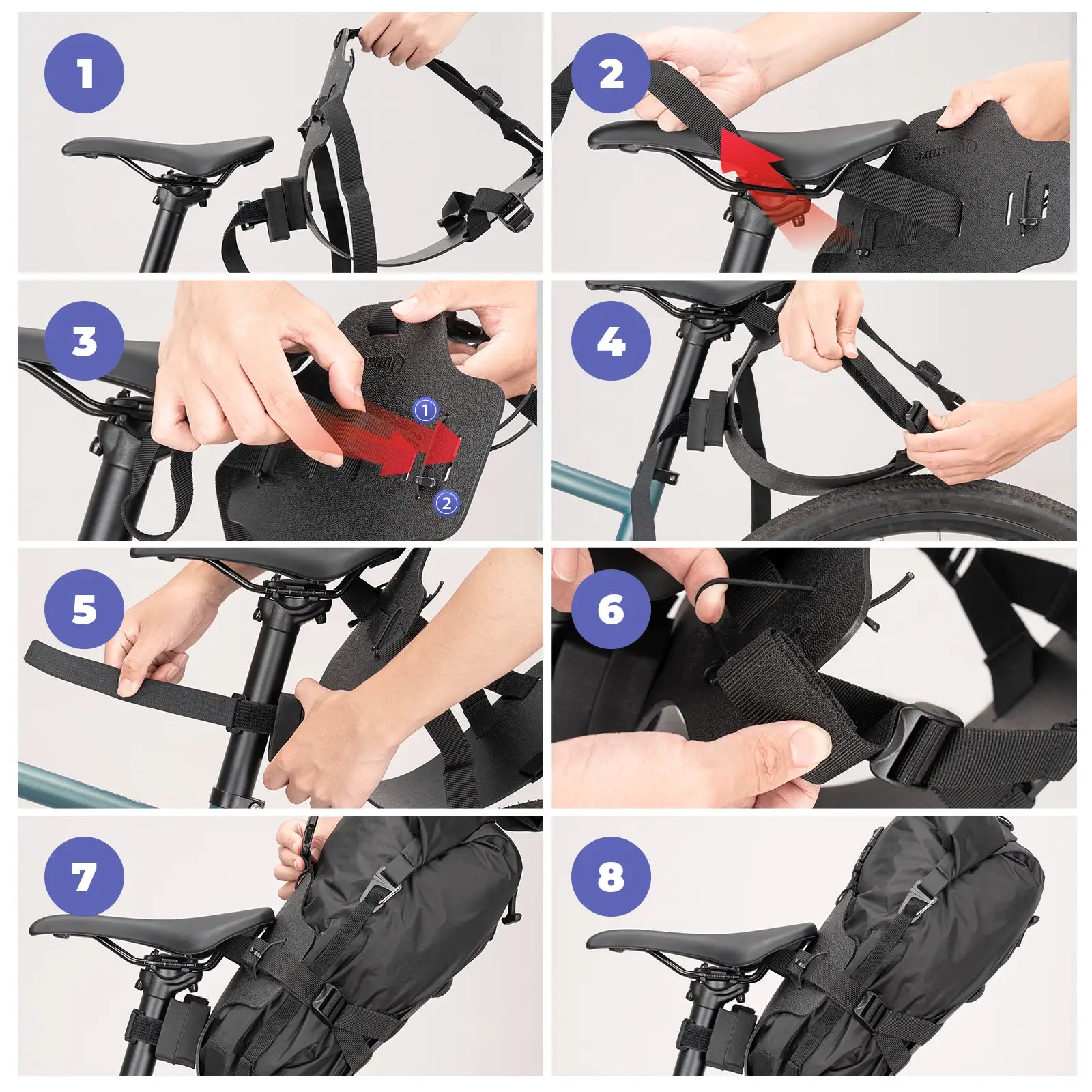 Bikepacking Rear Rack + Waterproof Compression Bag Set