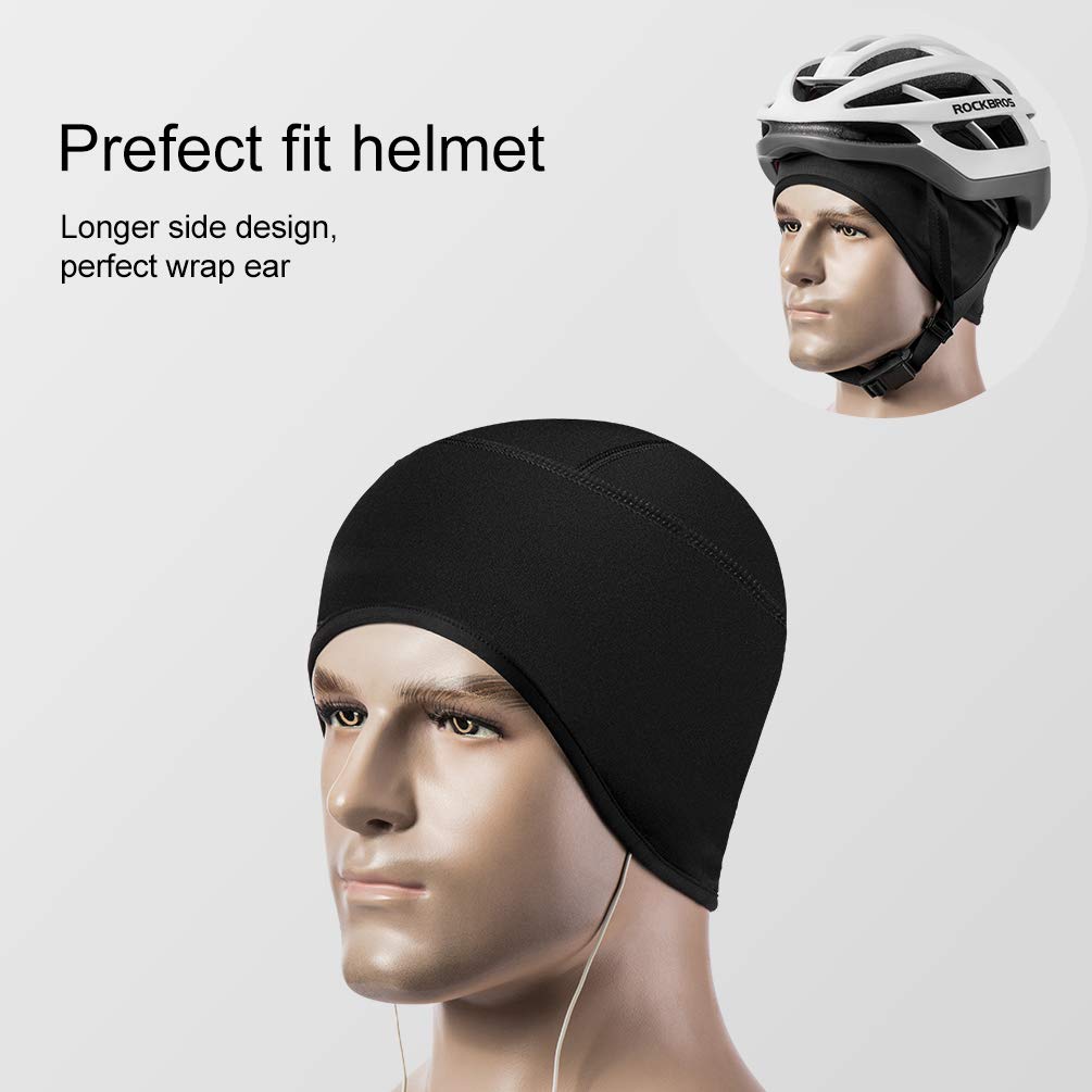 ROCKBROS Skull Cap Thermal Helmet Liner for Men Women Moisture Wicking Fits Under Helmets