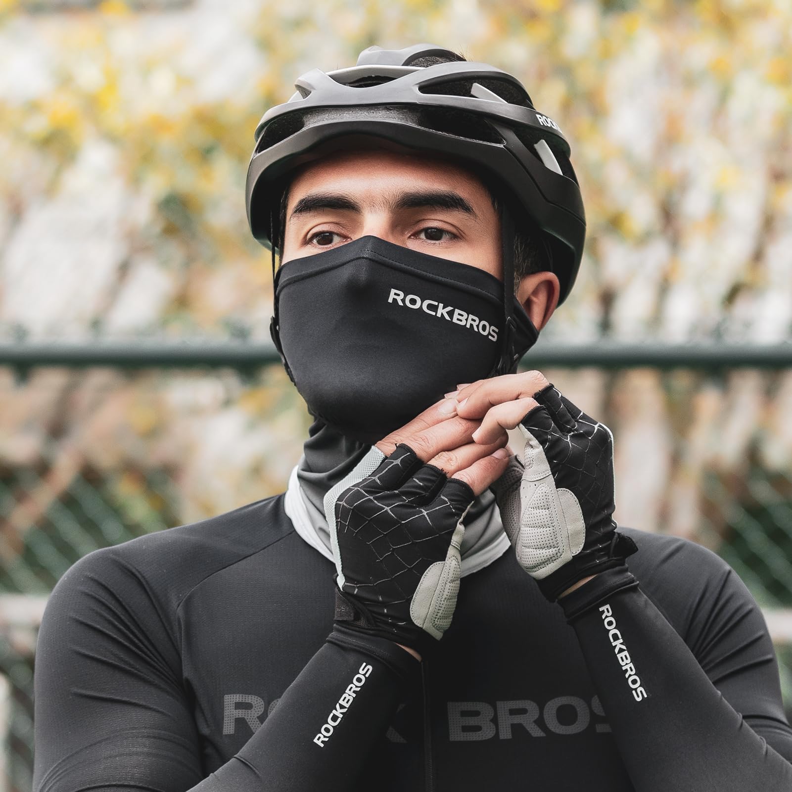 ROCKBROS Cooling Neck Gaiter Face Mask Fishing Scarf Face Cover for Men Women