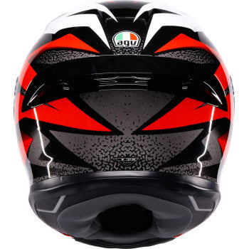 AGV Helmet K6 S Braven Black/Red/White Md 2118395016-029-M