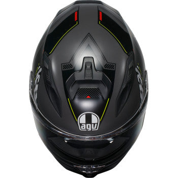 AGV K7 Helmet - Kyber - Matte Gray/Yellow Fluo - Medium 0101-17985