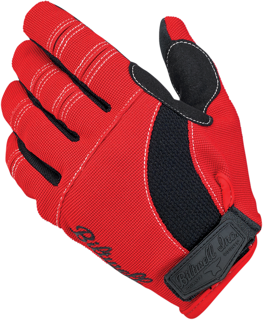 BILTWELL Moto Gloves - Red/Black/White - 2XL 1501-0804-006