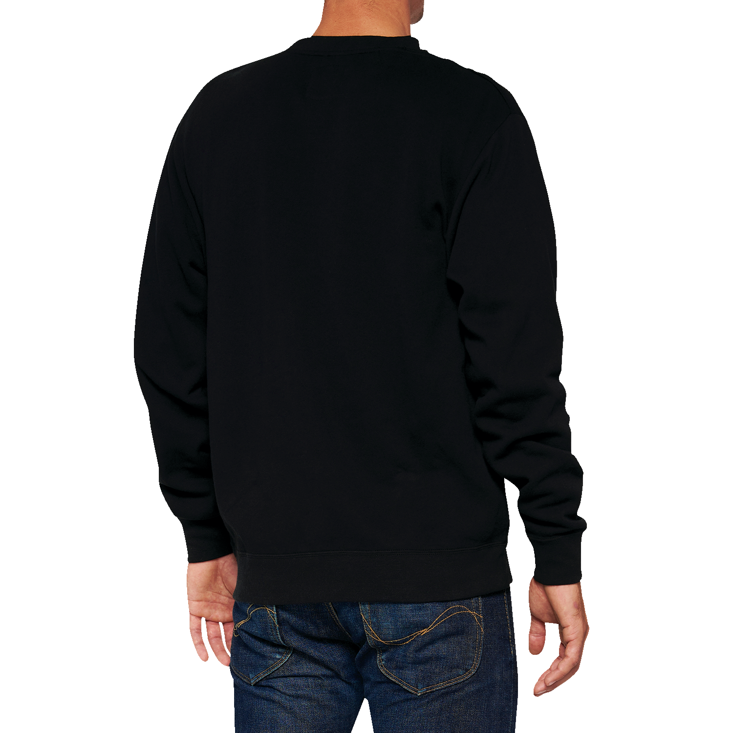 100% Icon Long-Sleeve Fleece Sweatshirt - Black - 2XL 20026-00004
