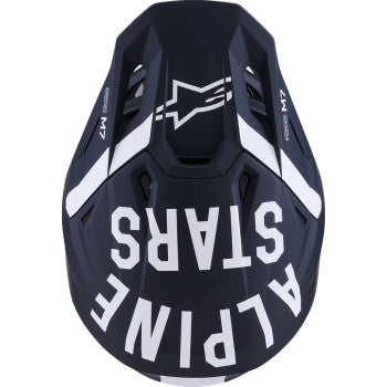ALPINESTARS SM7 Helmet - Dasher - Matte Black/White - XL 8302226-1121-XL