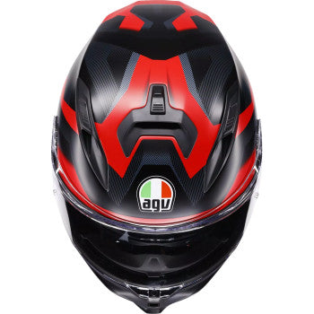 AGV Helmet K7 Glimpse Matte Black/Red Sm 2118399004-015-S
