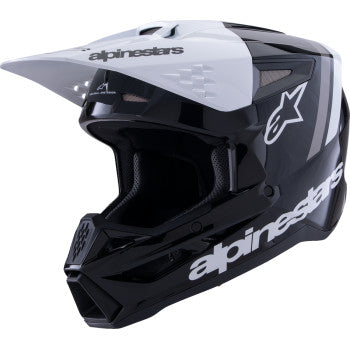 ALPINESTARS SM3 Helmet - Radium - Gloss Black/White/Gray - XS 8300826-1546-XS