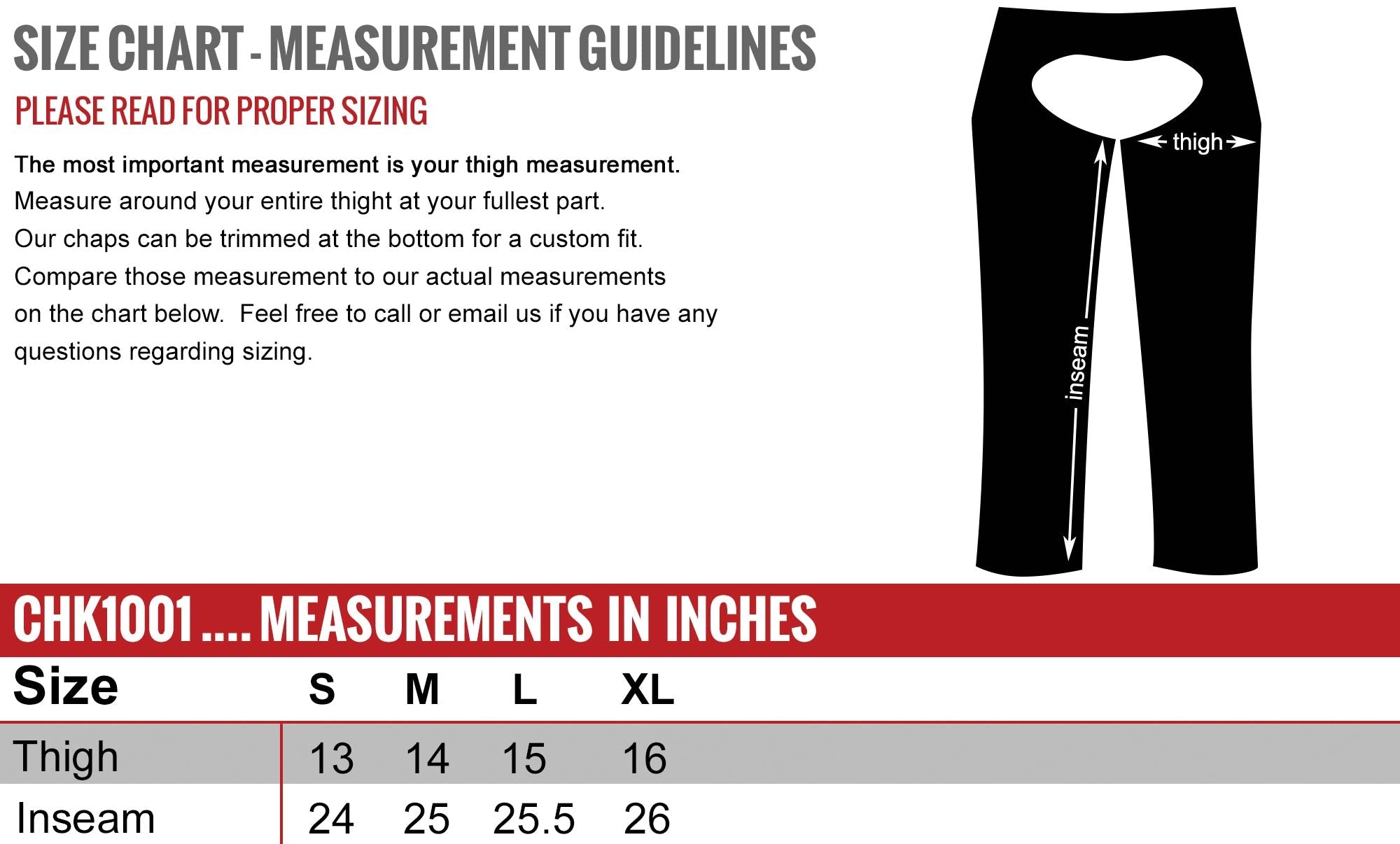 CHK1001 Kid’s/Children Classic Black Leather Chaps