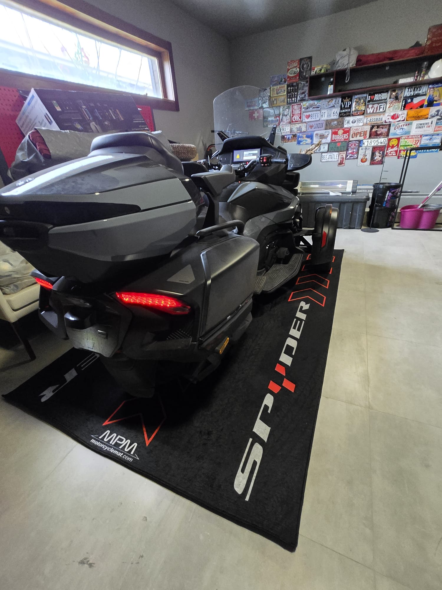 MPM Motorcycle Mat for Can-Am Spyder - MM7213