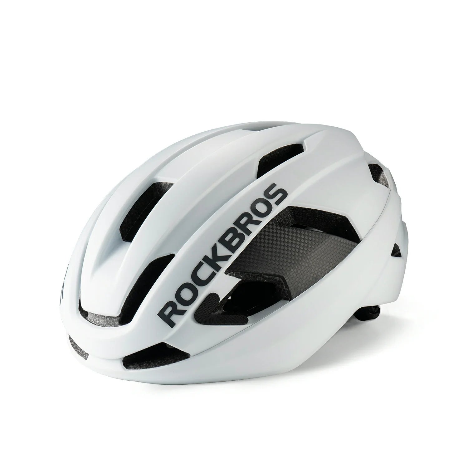 Carbon Fiber Cycling Helmet Antibacterial Lining Ventilated Adjustable Fit 3D-GRID