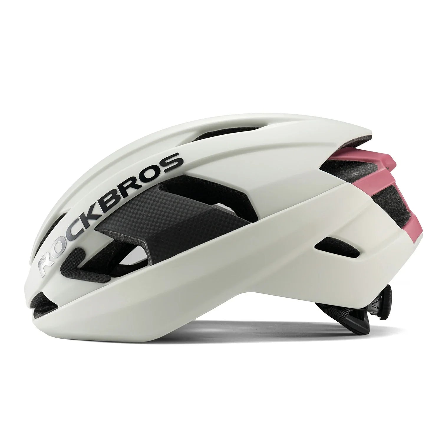 Carbon Fiber Cycling Helmet Antibacterial Lining Ventilated Adjustable Fit 3D-GRID
