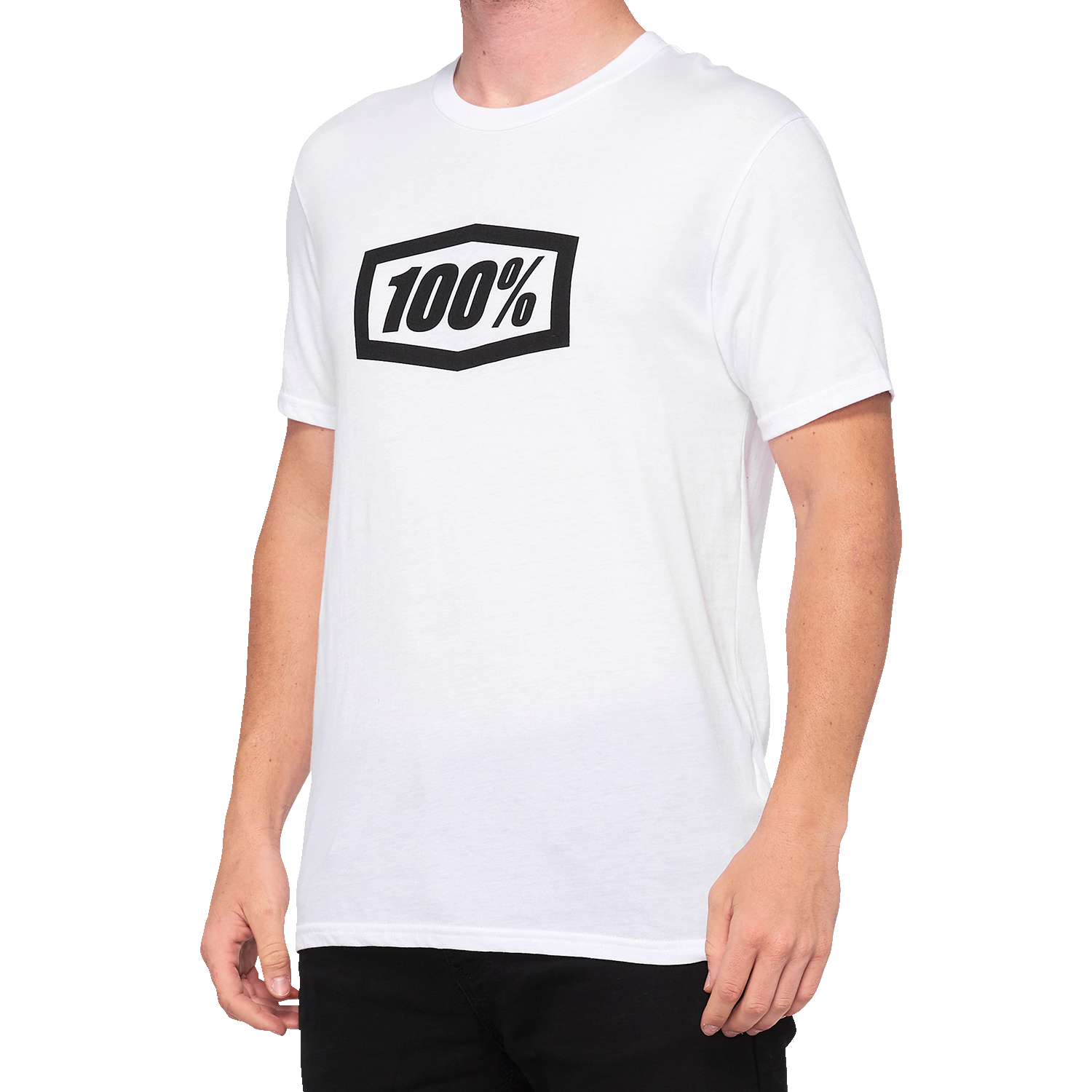100% Icon T-Shirt - White - Large 20000-00052