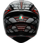 AGV K1 S Helmet - Lyzard - Matte Black/Gray/Red - Medium 2118394003-044-M