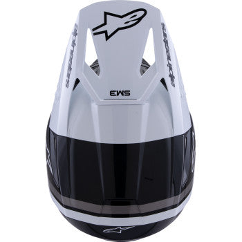 ALPINESTARS SM3 Helmet - Radium - Gloss Black/White/Gray - XL 8300826-1546-XL