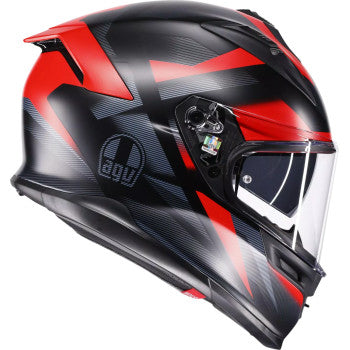 AGV Helmet K7 Glimpse Matte Black/Red Xl 2118399004-015-XL
