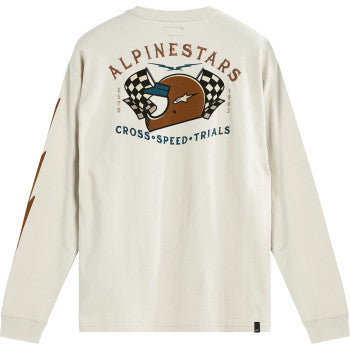 ALPINESTARS Full Face Long-Sleeve T-Shirt - Off White - 2XL 1233712002042XL