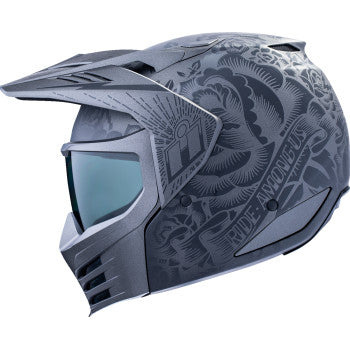 ICON Elsinore™ Helmet - Darkgard - Black - 2XL 0101-18343
