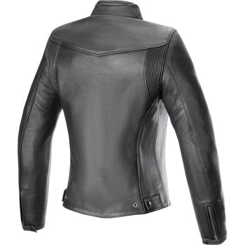 ALPINESTARS Stella Tory Leather Jacket - Black - Small 3113824-1100-S