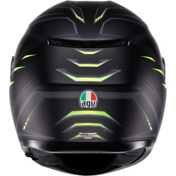 AGV Helmet K3 Syth Matte Black/Yellow Fluo Sm 2118381004-026-S