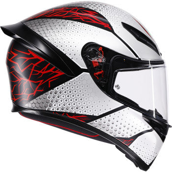 AGV Helmet K1 S Speedarmor Matt Black/Grey/Red Lg 2118394018-073-L