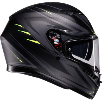 AGV Helmet K3 Syth Matte Black/Yellow Fluo 2x 2118381004-026-XXL