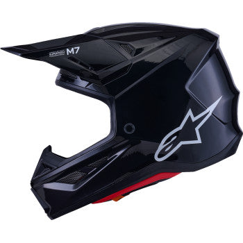 ALPINESTARS SM7 Helmet - Solid - Gloss Black - Medium 8301426-1180-M