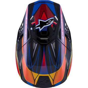 ALPINESTARS Supertech M10 Helmet - MIPS® - Era - Gloss Blue/Red/Yellow Fluo - XS 8301223-7356-XS