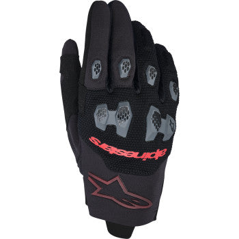 ALPINESTARS Pro-Dura Gloves - Black/Bright Red - 2XL 3560425-1303-2X