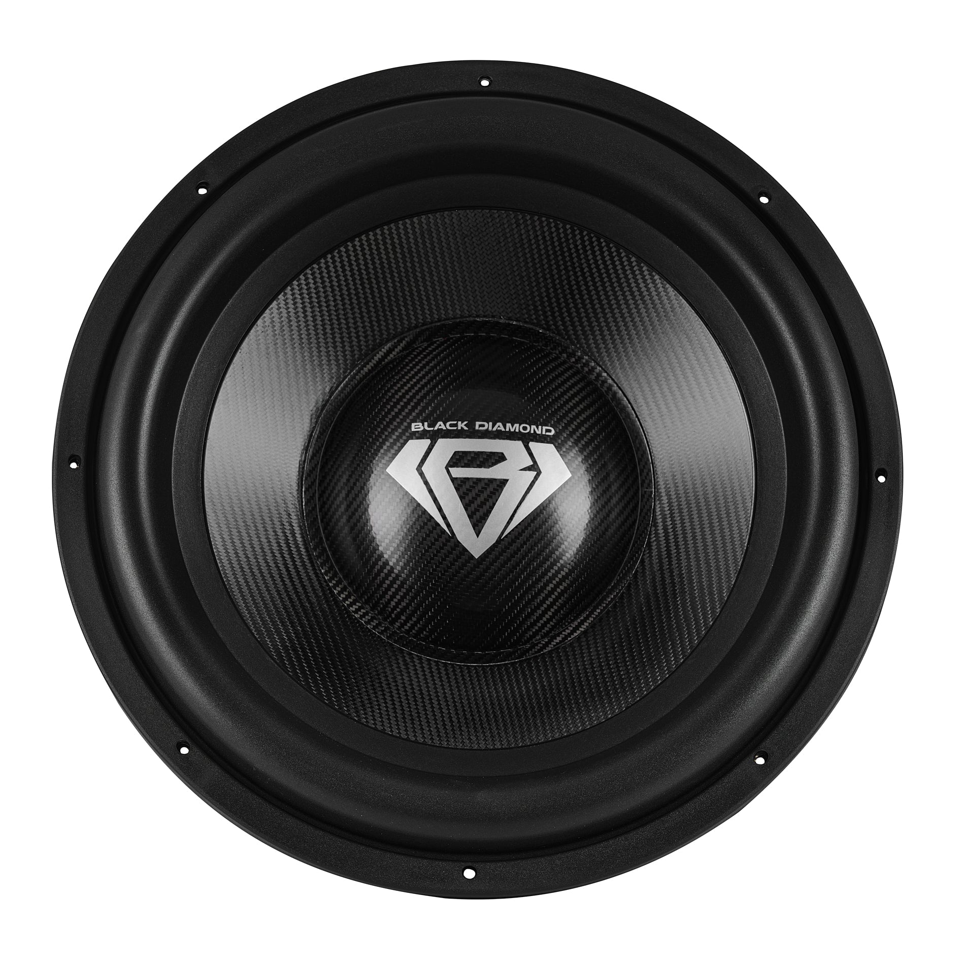 Black Diamond 18" High Excursion Subwoofer with Carbon Fiber Cone | 3500W RMS / 7000W Peak | Dual 2-Ohm Voice Coil