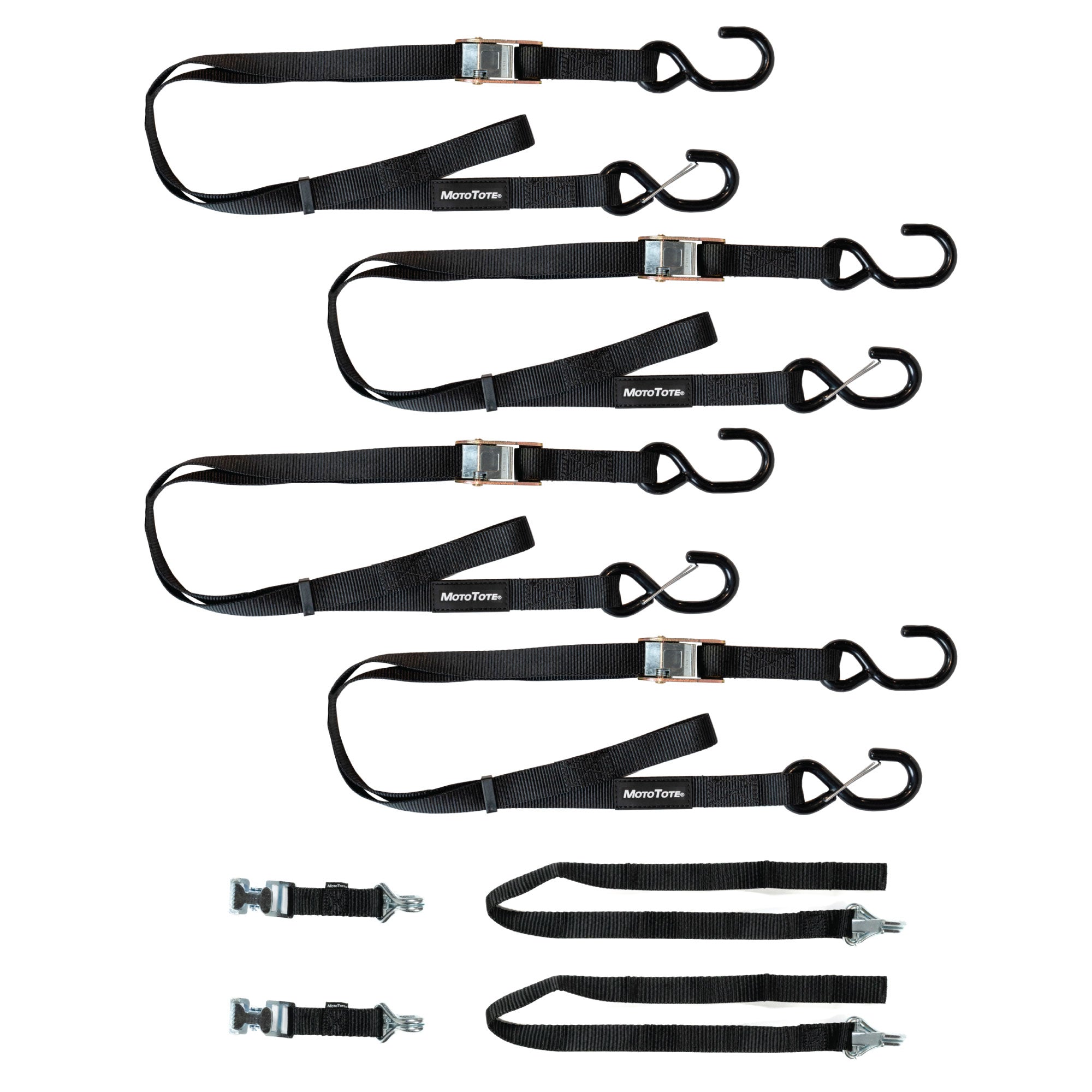 Dual E-Bike Tie Down Bundle
