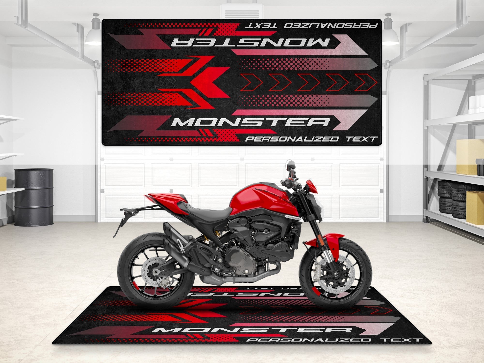 MPM Motorcycle Mat for Ducati Monster - MM7176