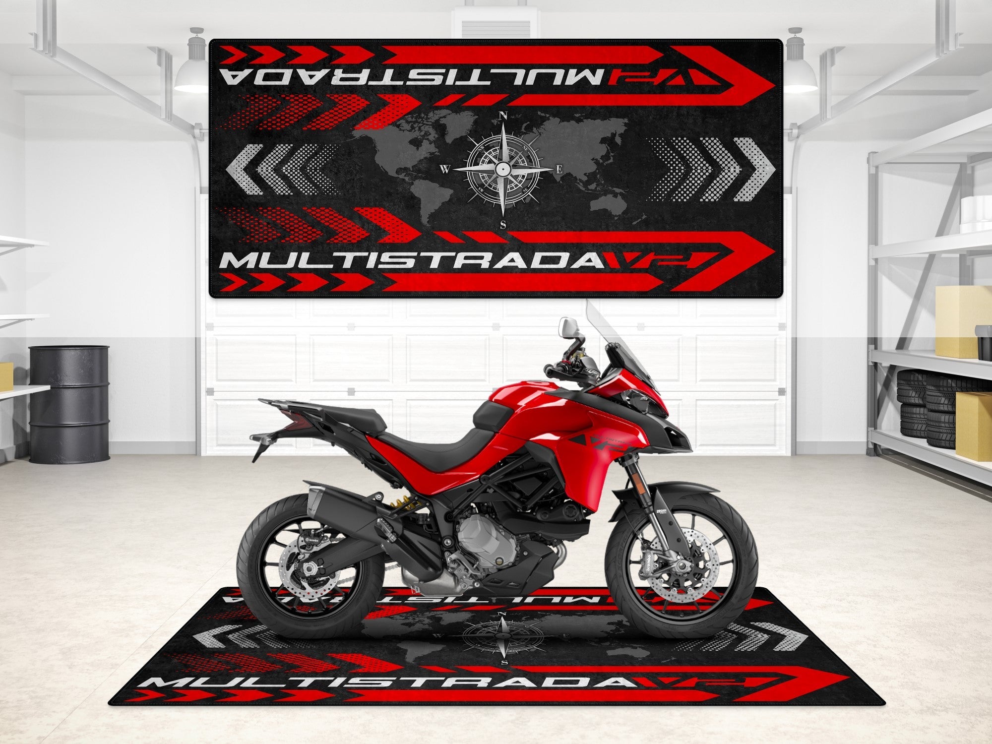 MPM Motorcycle Mat for Ducati Multistrada V2 - MM7162