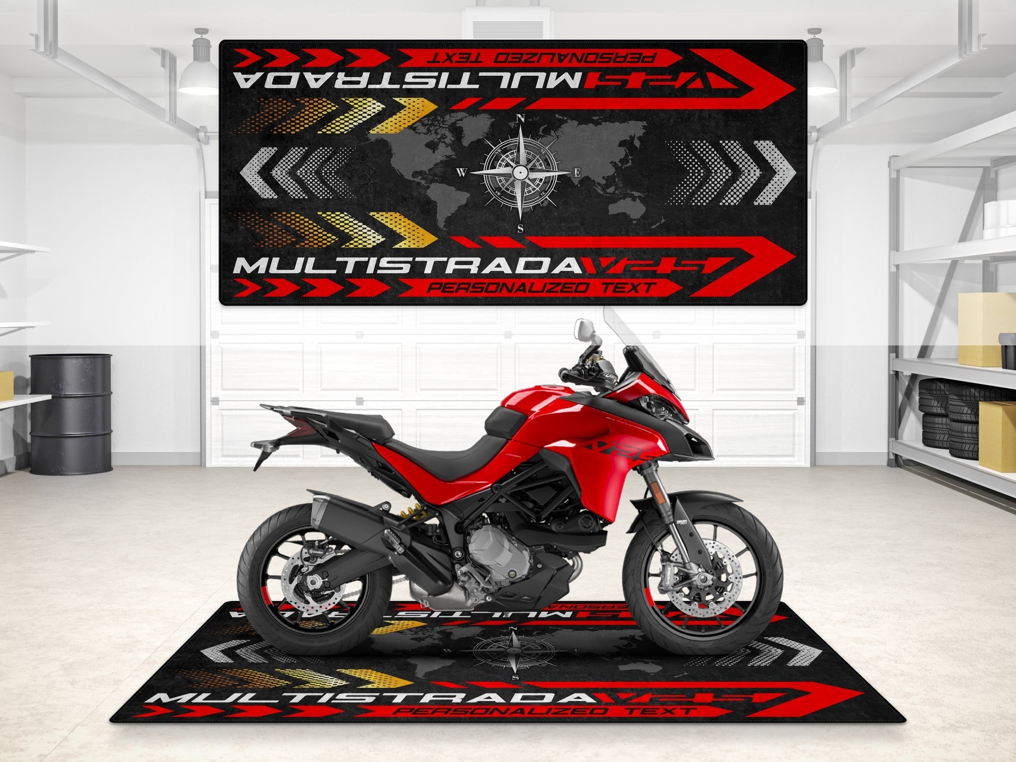 MPM Motorcycle Mat for Ducati Multistrada V2 S - MM7163