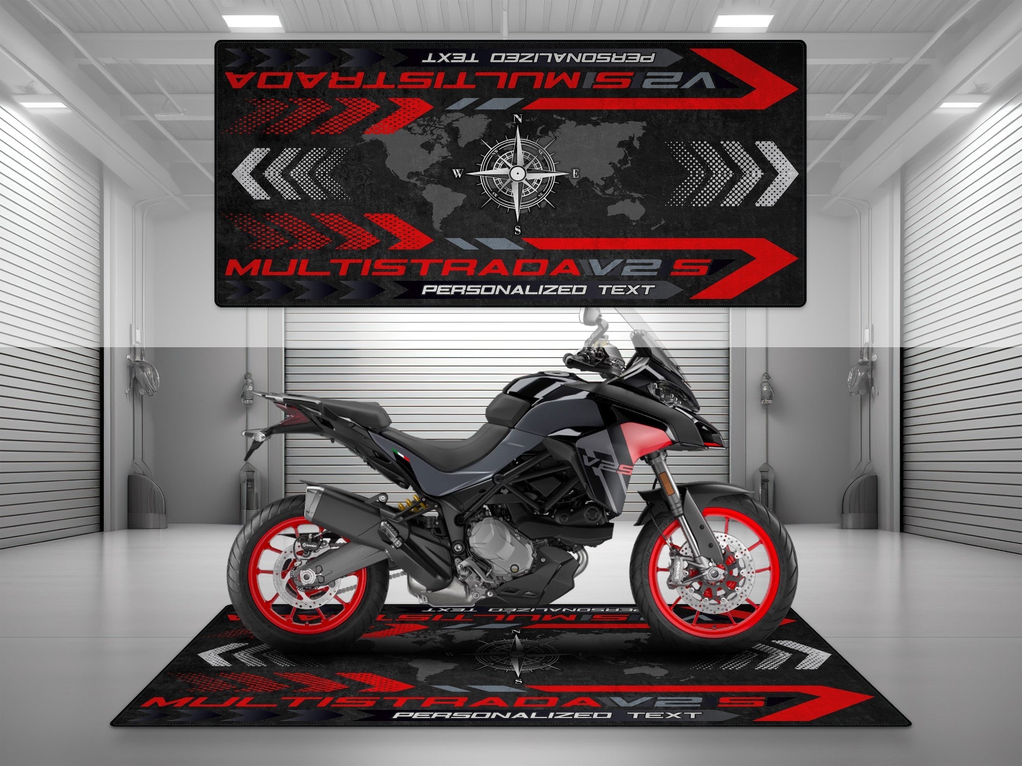 MPM Motorcycle Mat for Ducati Multistrada V2 S - MM7163